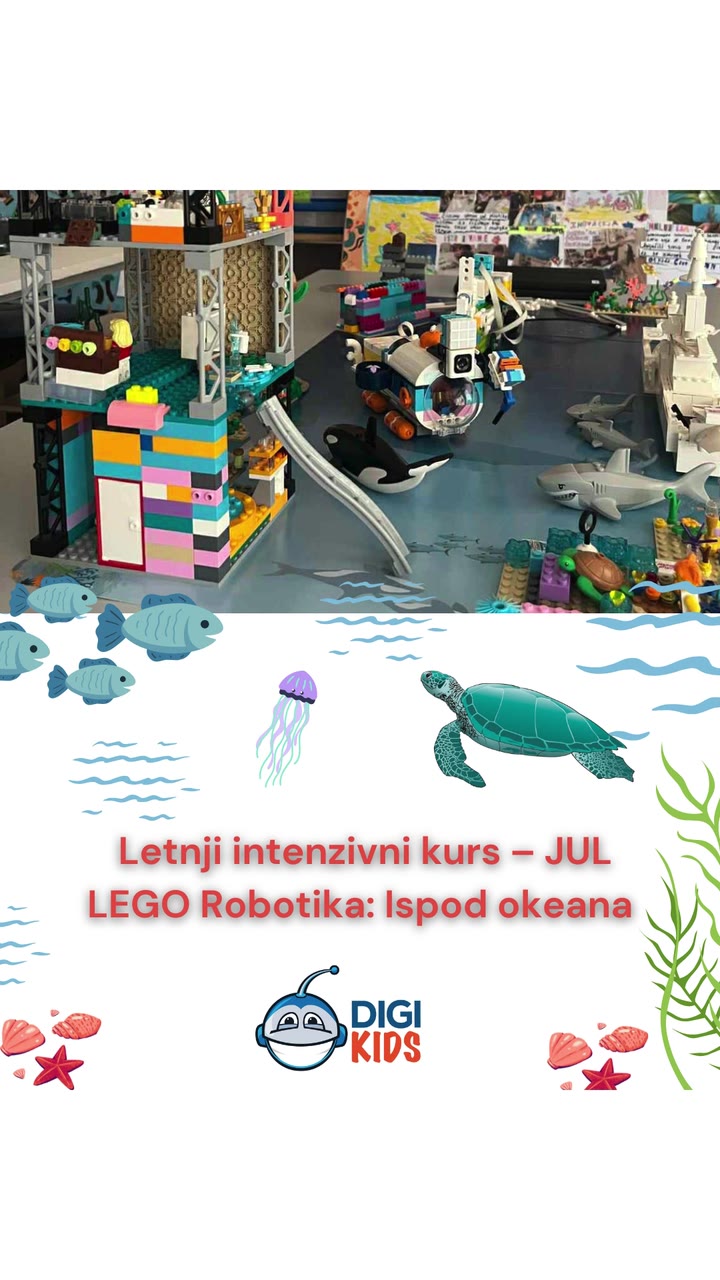 Letnji intenzivni kurs — LEGO Robotika: Ispod okeana